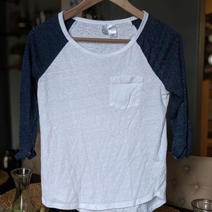 H&M Baseball Tee (xs)